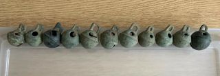 Metal Detecting Finds : Crotal Bells A Full Team Of 11