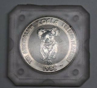 Rare 1988 Australian Koala 100 Dollars 1 OZ 9995 Fine Platinum Coin Low Mintage 3