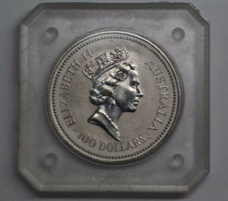 Rare 1988 Australian Koala 100 Dollars 1 OZ 9995 Fine Platinum Coin Low Mintage 4