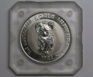 Rare 1988 Australian Koala 100 Dollars 1 OZ 9995 Fine Platinum Coin Low Mintage 5
