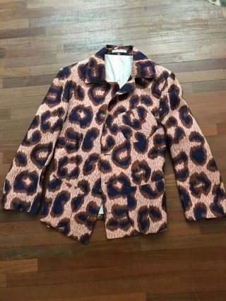 Vintage Vivienne Westwood Man Giant Leopard Print Coat