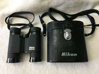 Vintage Nikon 9x30 6.  7 Binoculars W Case Lens Covers Strap 2