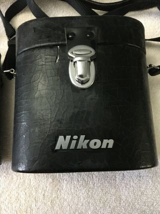Vintage Nikon 9x30 6.  7 Binoculars W Case Lens Covers Strap 3