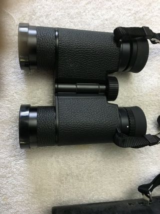 Vintage Nikon 9x30 6.  7 Binoculars W Case Lens Covers Strap 6