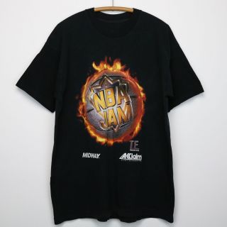 Nba Jam Promo Shirt Vintage Tshirt 1993 Snes Sega Genesis Game Gear Acclaim