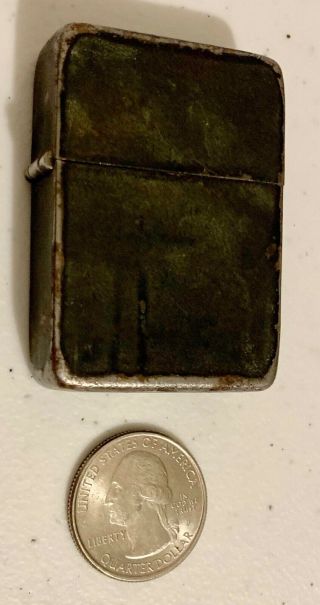 Wwii " Gi " Us Soldier Lighter Greenish Blackish Paint By Park Sherman Vintage