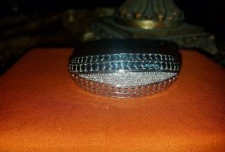 Rare John Hardy Diamond Dot Kick Cuff Bracelet Sterling/18k $3500 Size Medium