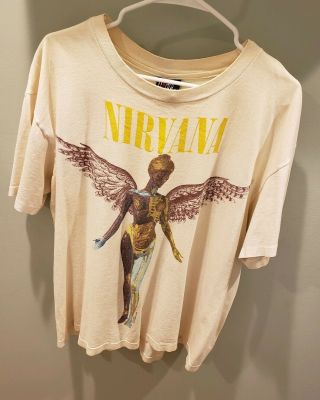 Vintage Nirvana In Utero T - Shirt Xl Giant 1993