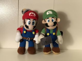 Nintendo Plush TOYSITE Mario Sunshine Luigi Mansion VTG Nintendo Power Posable 2