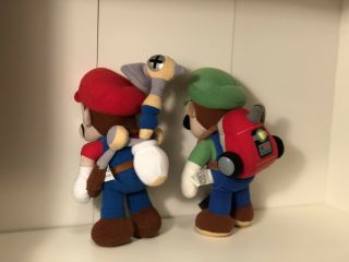 Nintendo Plush TOYSITE Mario Sunshine Luigi Mansion VTG Nintendo Power Posable 4
