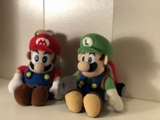 Nintendo Plush TOYSITE Mario Sunshine Luigi Mansion VTG Nintendo Power Posable 7