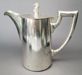 Vintage Ritz Carlton Hotel Gebruder Hepp Exclusiv Hotel Silber 2 L Pitcher Pot