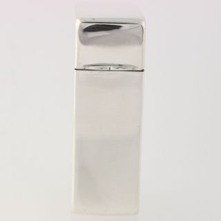 Vintage British Cigarette Lighter Case Sterling Silver 135.  3 grams Engravable 7