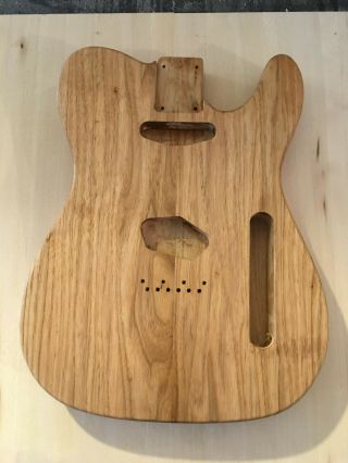 Tele Vintage Style Body Ss Pickups Reclaimed 200 Year Old Chestnut Usa Made