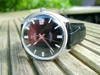 Omega Seamaster Cosmic Automatic Black Vintage 1970 Serviced Boxed
