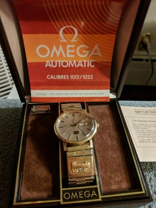 Vintage Omega Automatic Cal 1012/1022 Day & Date Men 