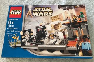 Lego Star Wars Rare Cloud City Set 10123 Mib 100 Complete