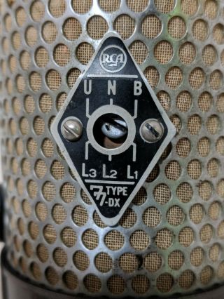 Rare Vintage RCA Type 77 - DX TV Radio Studio Ribbion Microphone 5