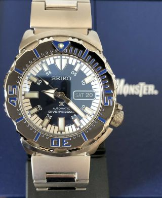 Seiko Prospex Royal Blue Monster Srp657 Limited Edition Rare Collectable