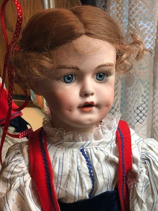 Antique 24 " Simon And Halbig Character Doll Bisque Germany