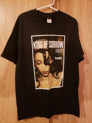 Vintage 2001 Sade King Of Sorrow Shirt L Giant