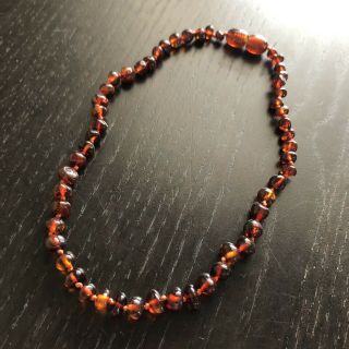 Fine Antique Chinese Red Cherry Amber Mala Prayer Beads Bracelet Buddhist Monk
