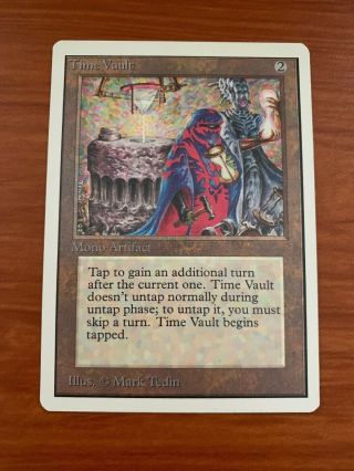 Unlimited Time Vault - Nm - Magic The Gathering Mtg 