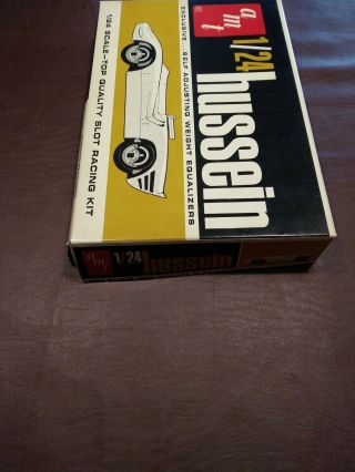 VINTAGE AMT Hussein slot racer 1/24th scale n.  o.  s.  from factory 7
