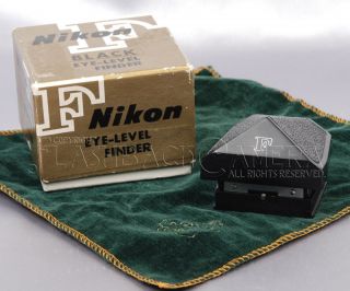 Very Rare Nikon F Black Eye Level Finder Very Early For 640xxxx 012236