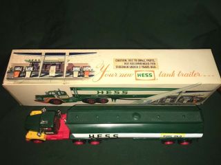 1974 Hess Tanker Truck,  Lights Work,  Vintage,  Collectible,  Antique,  Marx Toys