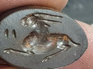 Stunninig Extremely Rare Stamp Seal Pendant 300 Bc.  Detail.  11,  5 Gr.  23 Mm