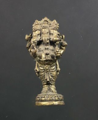 Ganesh Ganesha Statue God Hindu India Elephant Thai Buddha Amulet Good Luck