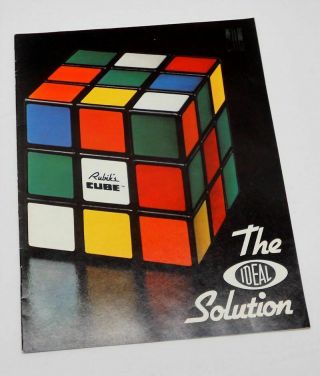 1981 Rubik ' s Cube The Ideal Solution Publication 2L - 136600A0 Ideal Toy Corp. 4