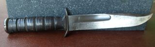 Vintage U,  S,  Military Fighting Knife Utica Cut.  Co.