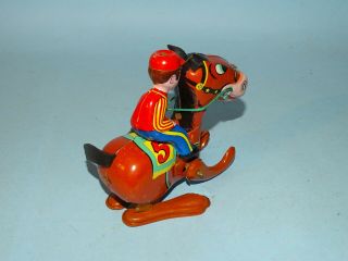 BILLY THE COWBOY & HIS HORSE WINDUP TOY BOX MIKUNI JAPAN 5