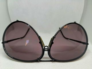 VINTAGE PORSCHE DESIGN CARRERA SUNGLASSES 5621 BLACK - LARGE 2