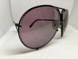 VINTAGE PORSCHE DESIGN CARRERA SUNGLASSES 5621 BLACK - LARGE 3