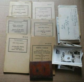 World War Ii,  U.  S.  Serviceman Correspondence,  Field Manuals,  Photos,  Philippines