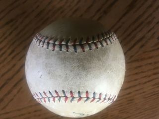 Vintage VG - EX 1928 E.  S.  Barnard Reach Official American League OAL baseball 3