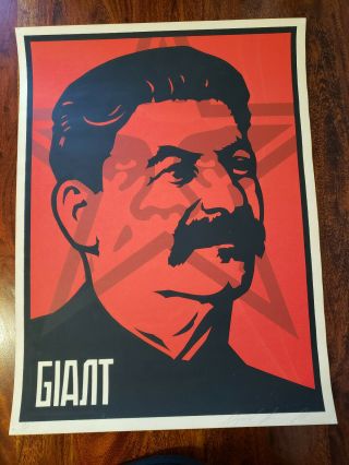 Shepard Fairey - Obey Giant " Stalin " Very Rare