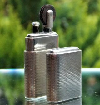 RARE SOLID SILVER ENGINE TURNED HOWITT LIGHTER Dudley Russell Howitt 1943 6