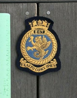 British 847th Royal Navy Air Squadron Patch