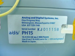 A/D/S PH15 6 Channel Amplifier Made in Japan Vintage / Old school 7