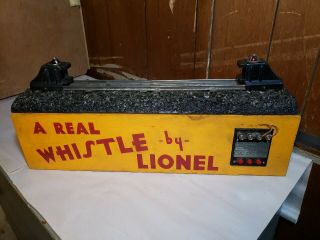 Rare Lionel Trains Prewar Whistle Display