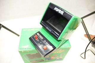 Nintendo GAME and WATCH POPEYE THE SAILOR,  Table Top Vintage Rare W/Box 2