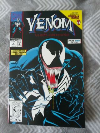 Venom: Lethal Protector 1 Black Error Variant Rare Marvel Comic Book
