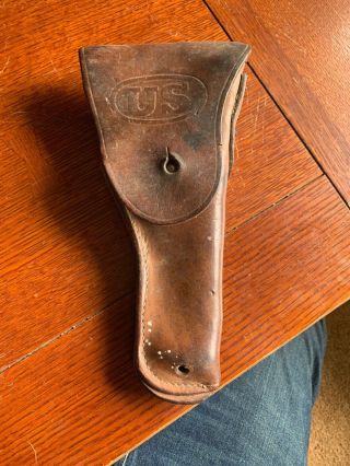 U.  S.  Model 1911 1911a1 Ww2 Holster 1943 Leather Graton & Knight Co.