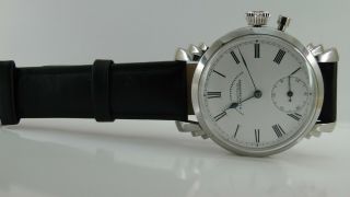 Vintage Marriage Lange&sohne Pocket Movement S.  S Case Wrist Watch.
