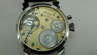 VINTAGE MARRIAGE LANGE&SOHNE POCKET MOVEMENT S.  S CASE WRIST WATCH. 5