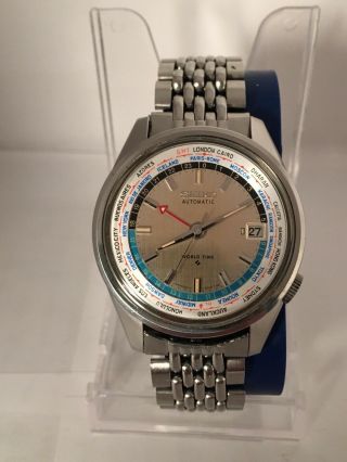 Vintage Seiko Automatic 6117 - 6019 World Time City Ring Will Not Work